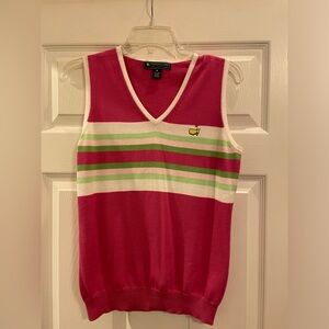 Sleeveless Masters sweater